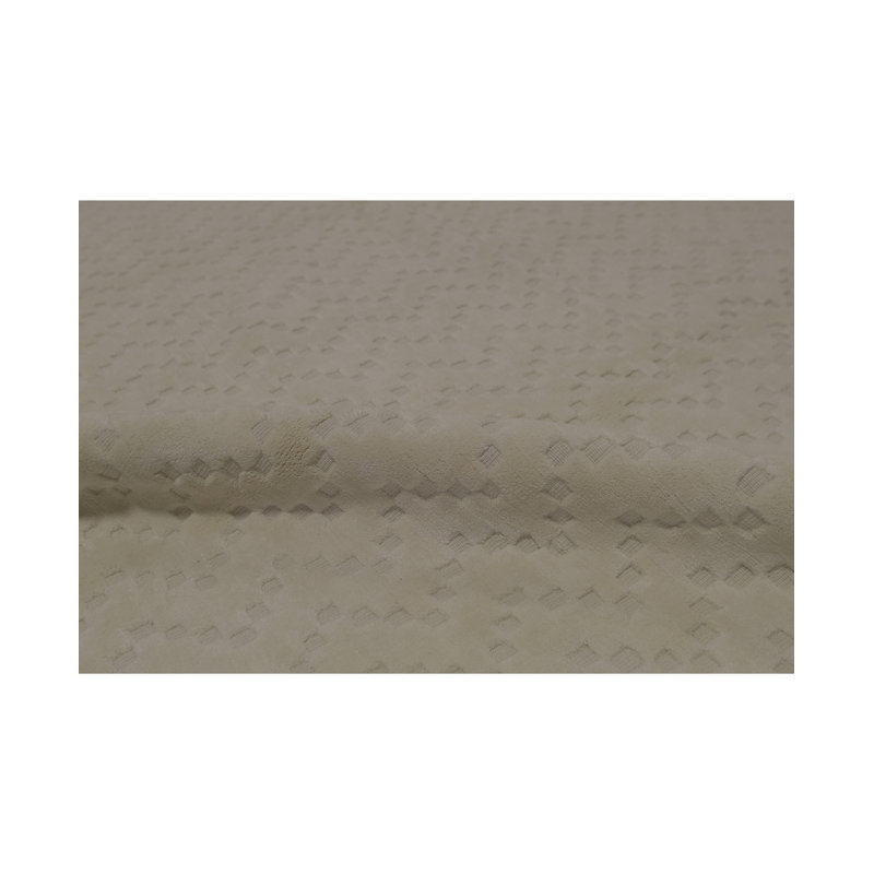 Cotton Chevron Area Rug in Brown