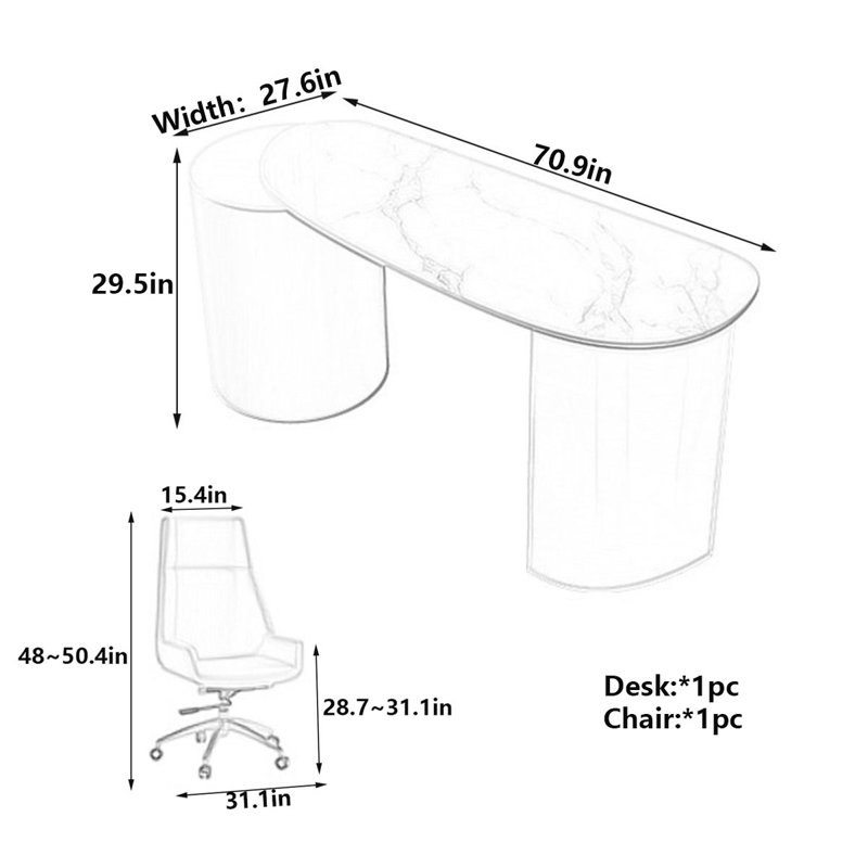 Lovern, 29.5" H x 70.9" W x 27.6" D