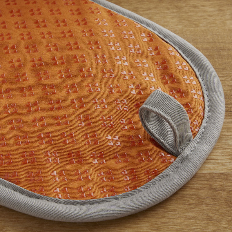 KitchenAid Asteroid Solid Diamond Potholder, Honey, 6.5" W x 13"L