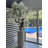 White Cherry Blossom Tree In Matte Planter-108659060