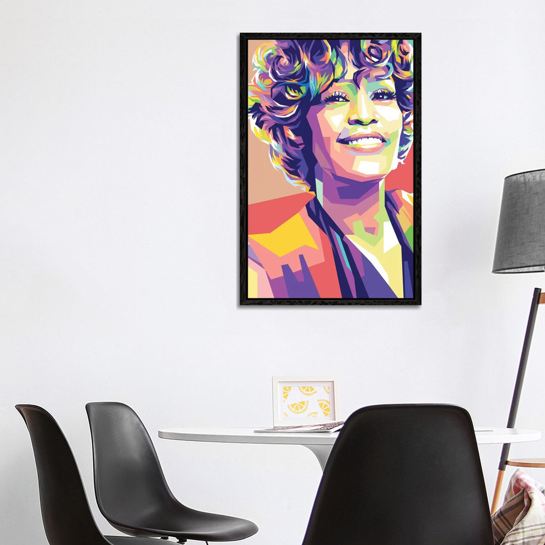 Leinwandbild - Grafikdruck „Whitney Houston” von Dayat Banggai