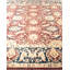 Tapis unique rouge / noir / brun clair noué à la main 8 pi 2 po x 10 pi 3 po Keenan