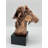 Native American with Horse Bust on Pedestal
