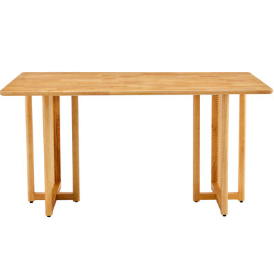 Chinese Country Solid Wood Dining Table With Fortifying, Wooden Desk For Various Rooms, Effortless Assembly And Installation Retro Table, Office, Living Area, Easy Install Process