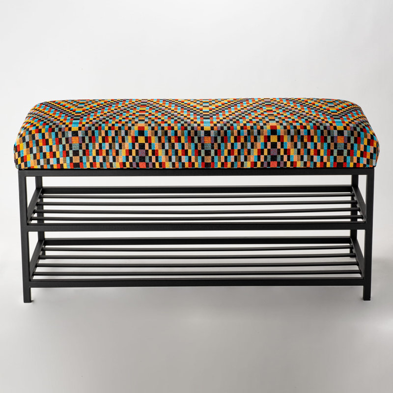 Estivalis Polyester Upholstered Storage Bench, H40 x W80 x D35cm