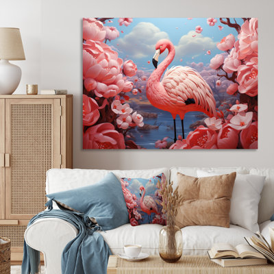 Atuf flamant rose Atuf - imprimé