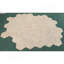 Carreaux de finition texturés hexagonaux en marbre naturel beige hexagonal pour mur, marbre cannelé 3D, pierre naturelle, marbre véritable, marbre véritable, 1 boîte de 12 pièces-125784069