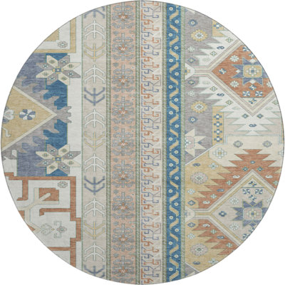 Premium Machine Washable Jahnke AMF1015 Aztec Rug