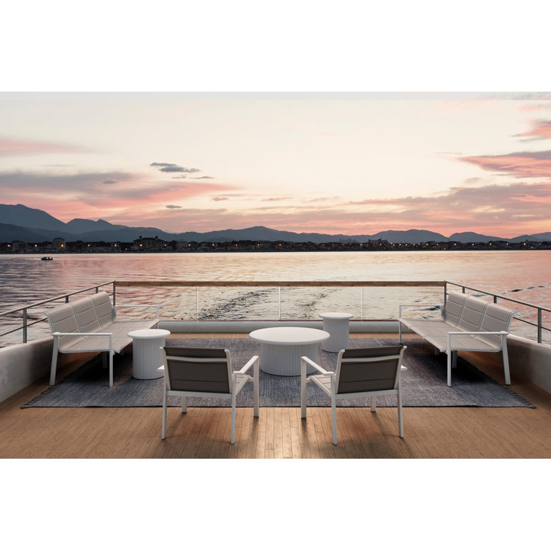 Amalfi 3 Seat Sofa White, White
