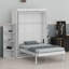 Lit escamotable avec armoire murale cachée-1921531145