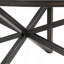 Table basse moderne simple en verre, table basse en verre trempé et base en bois massif-917562869