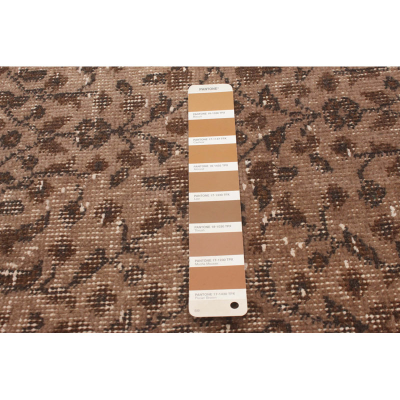 Tapis brun clair à transition de couleur 3 pi 9 po x 7 pi 0 po
