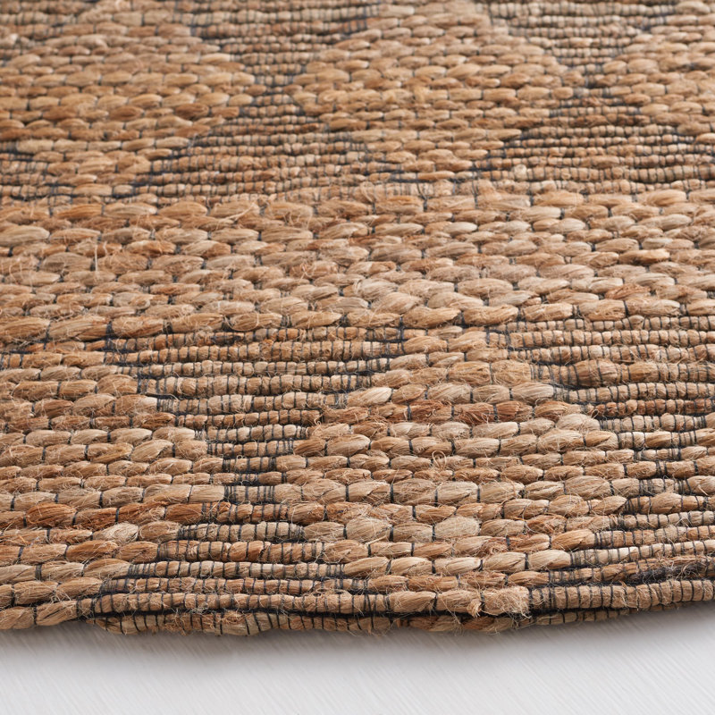 Irline Natural Fiber Hand Tufted Performance Geometric Rug, Runner 2'3" x 9'