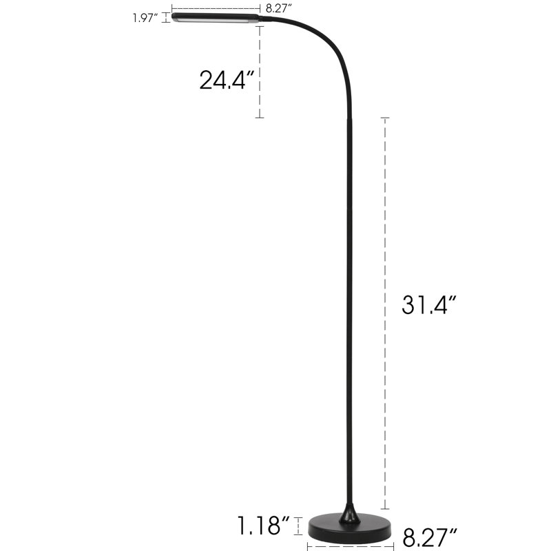 Lampe de travail sur pied del 65 po Burdon