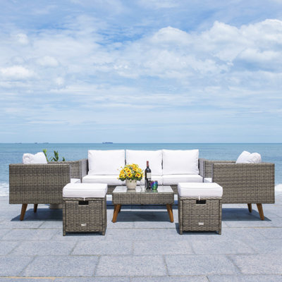 Chilton 7 - Person Patio Conversation Set with Cushions