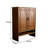Vintage Simple Brown Solid Wood Shoe Cabinet