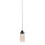 Suspension Ahern Mini, fini noir mat et laiton, 12,7 cm (L) x 24,8 cm (H), verre ambré dégradé-1926115218-1926115231