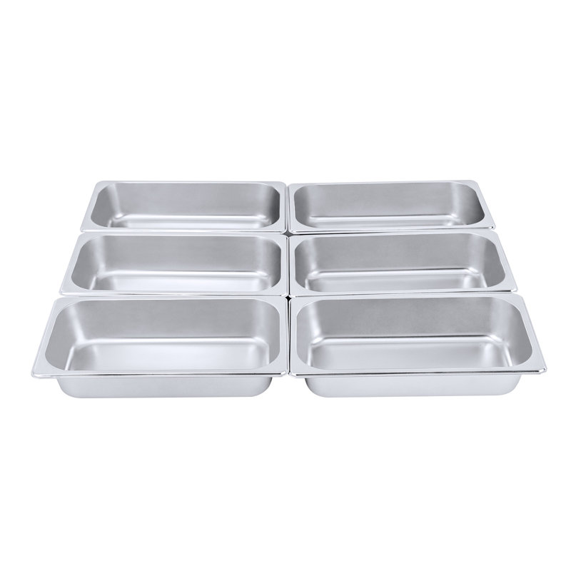 OUKANING Non-Stick Stainless Steel Loaf Pan, 6.5" H x 13" W x 12.8" D