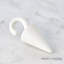 Cone Drop-Matte White