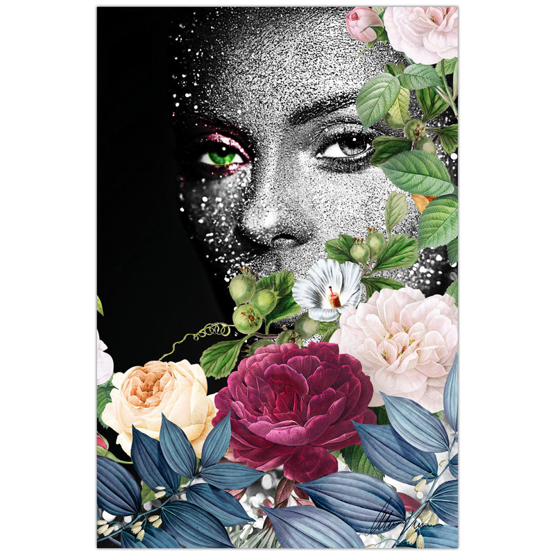 Earth Goddess Multi-Color Tempered Glass Panel Art Print Set