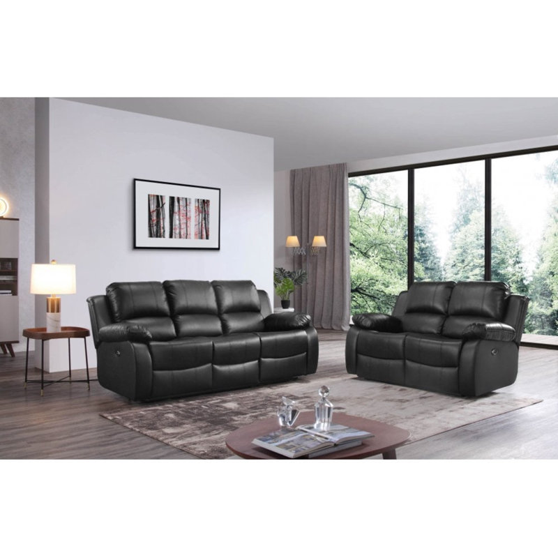 Arberie 2 - Piece Living Room Set, Black