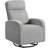 Corduroy Swivel Nursery Glider Chair for Nursery Room Living Room-112739274