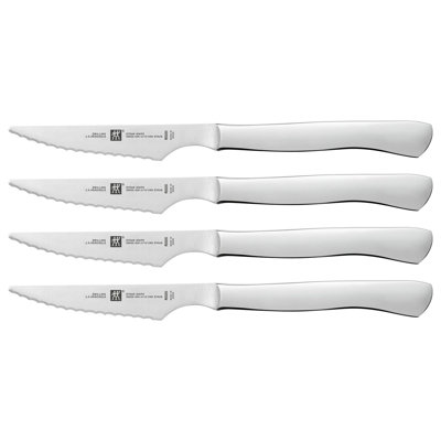 Ensemble de 4 couteaux à steak dentelés en acier inoxydable 4 pièces Zwilling