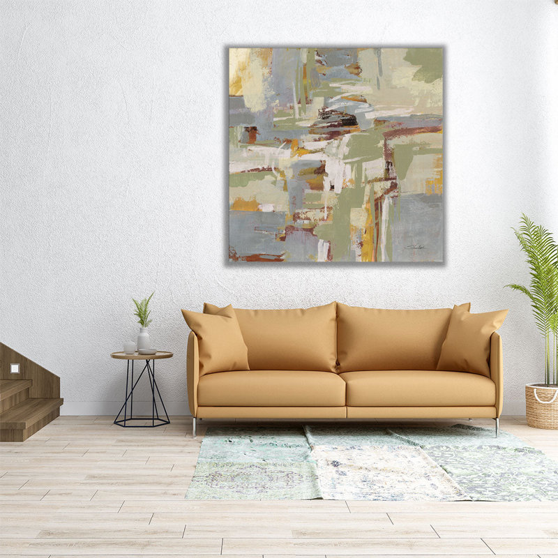 Brick Wall Spice - reproduction d'art sur toile, H 12 po x l 12 po