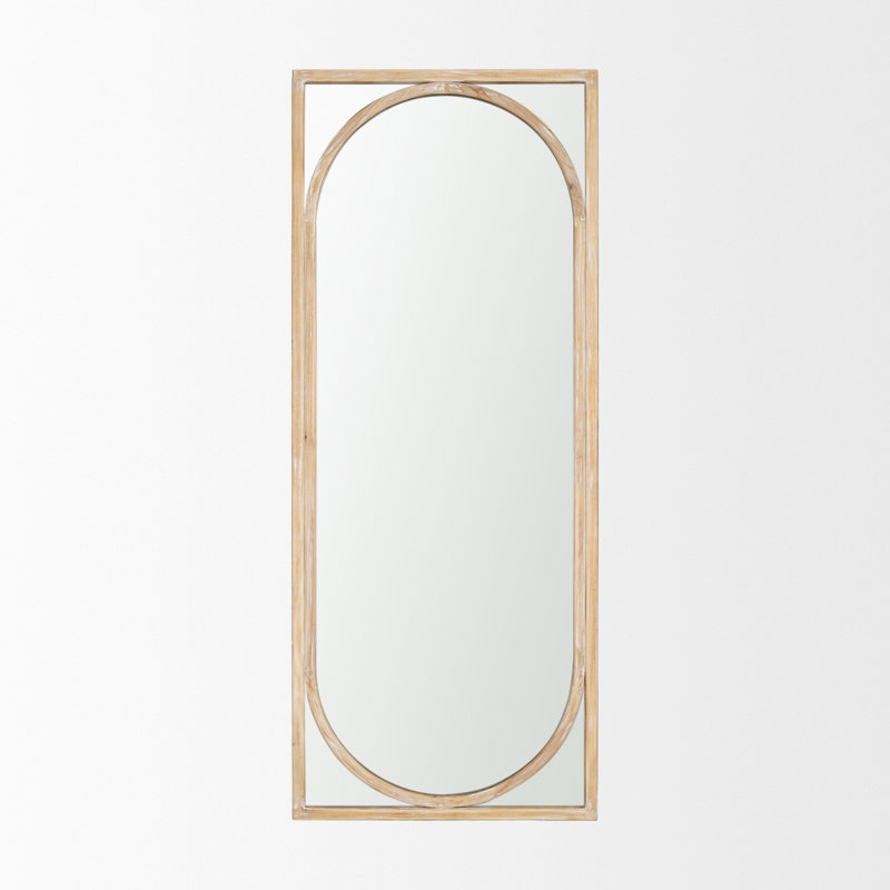 Longino Solid Wood Rectangle Mirror
