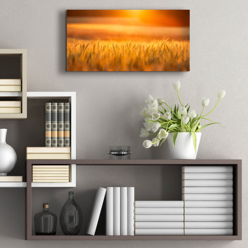 " Golden Wheat " by Jonathan Ross, 12" H x 24" W