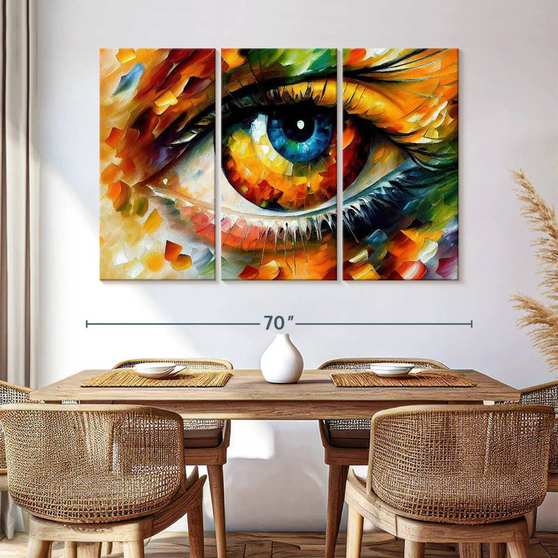 Leisha Eye I, 42" H x 65" W