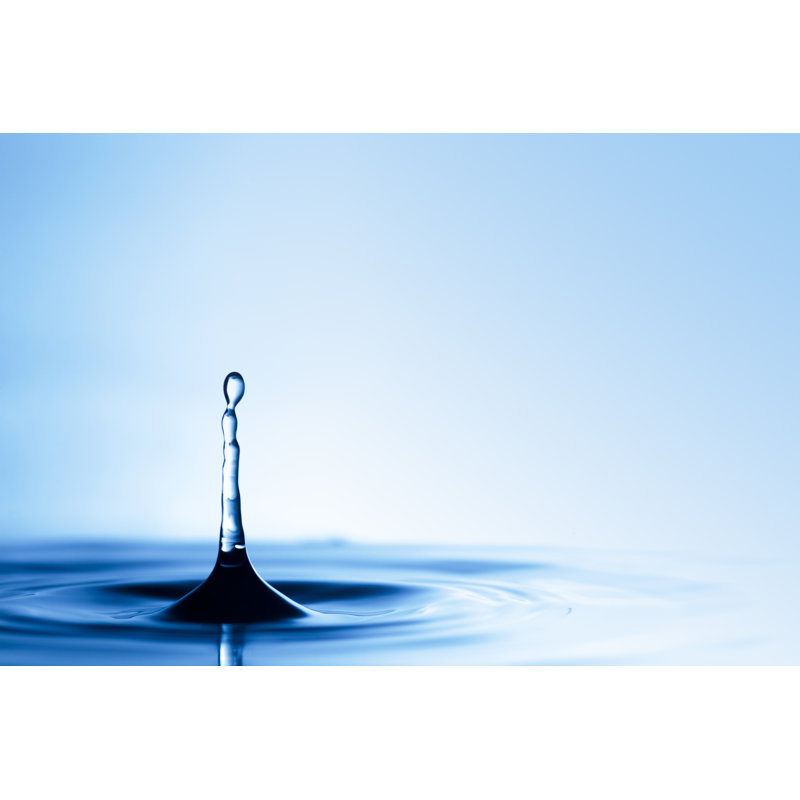 Water Drop by MariusFM77 - No Frame Art Prints on Canvas, 20cm H x 30cm W