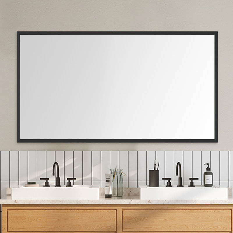 Aluminum Rectangle Wall Mirror, 48'' x 84''