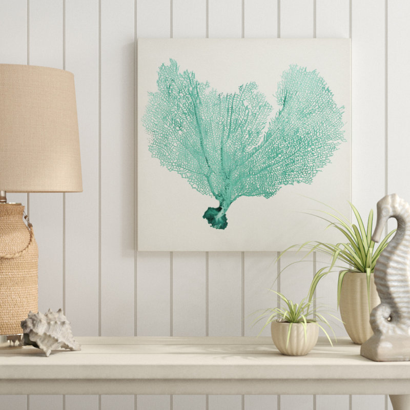 Sea Fan VI, impression sur toile, H 20 po x l 20 po, Toile tendue