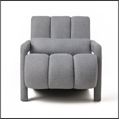 Fauteuil d'appoint rembourré confortable pour diverses pièces, rehaussant le décor