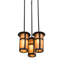 Luminaire suspendu cylindrique à 3 lumières Fulton Prime