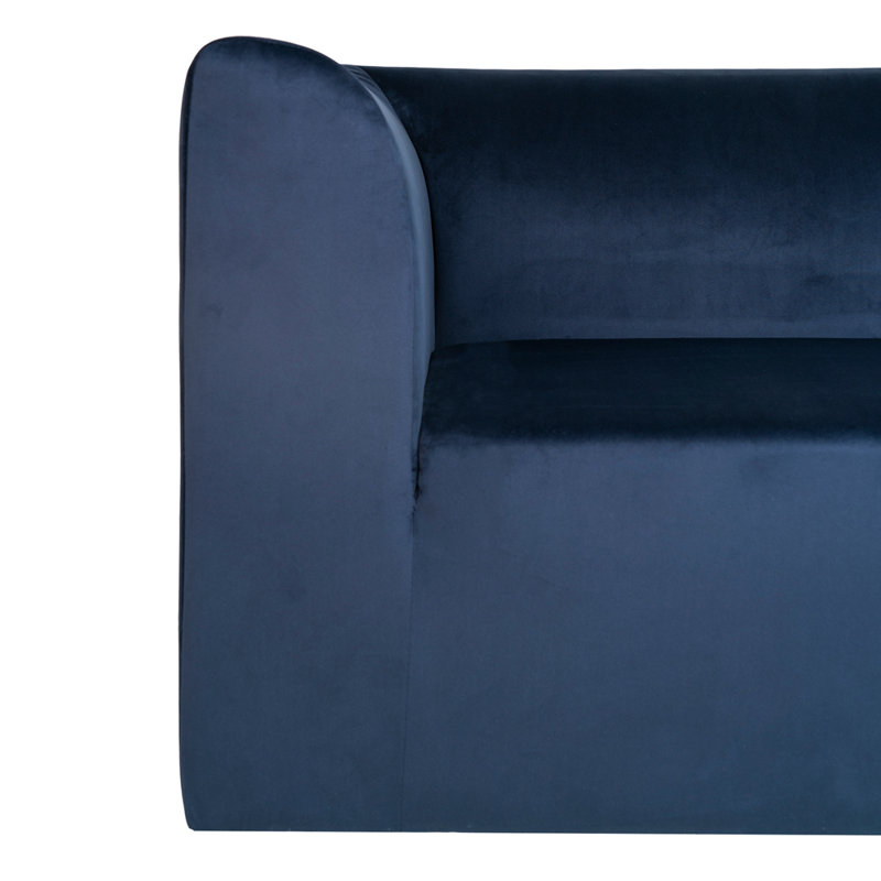 Kronborg 3 Seater Corner Sofa , Right Hand Facing, Navy Blue