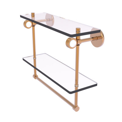 Tablette murale double verre Margolis