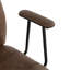 Chaise de bureau en similicuir espresso-939926688