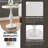  Solmere 22" Round Wood Pedestal End Table, White-946813475