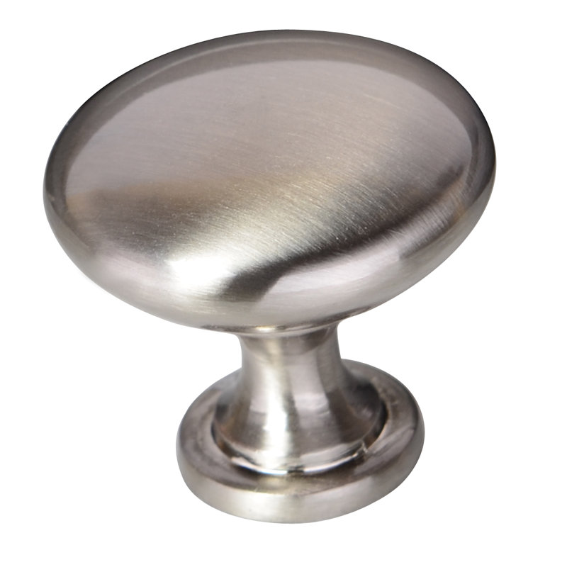 Poignée champignon 1 1/4" diamètre multipaquet, Nickel satiné