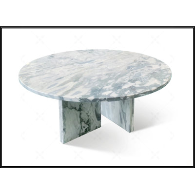 Table basse en marbre bleu-gris naturel