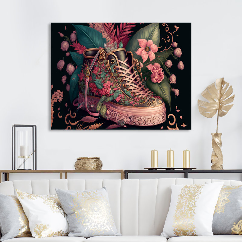 - Art mural sur toile tendance, H 34 po x l 44 po x P 1,5 po, Toile tendue