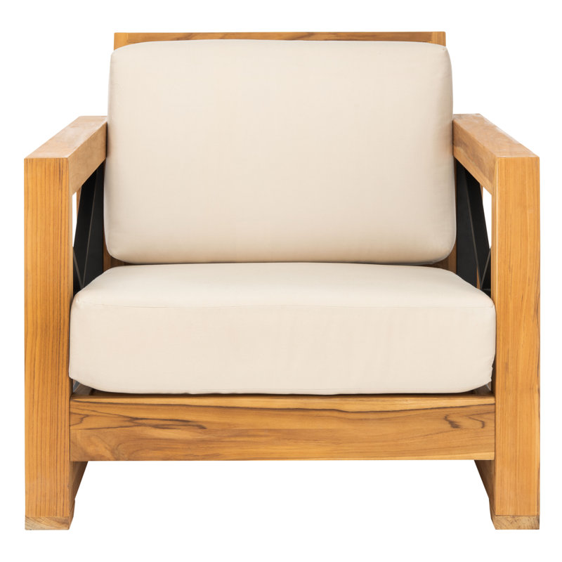 Zariah Outdoor Teak Lounge Chair