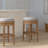 Backless Swivel Bar Stool, Weathered Natural-1895282590