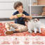 Rectangle Floral Washable Area Rug-1127645138-1127645142