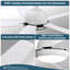 Ventilateur de plafond 52 po pour l'extérieur, Ip65, à fixation au crochet, à brancher, à intensité variable, télécommande, courant continu réversible, ventilateur de plafond blanc pour chambre à coucher de patio-2089274825