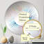 Miroir décoratif rose et bleu Glacier Sunrise I - Starburst-MIR113323-Round-95182873