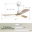 Ceiling Fan with LED Lights
