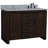 48'' Single Bathroom Vanity with White Marble Top